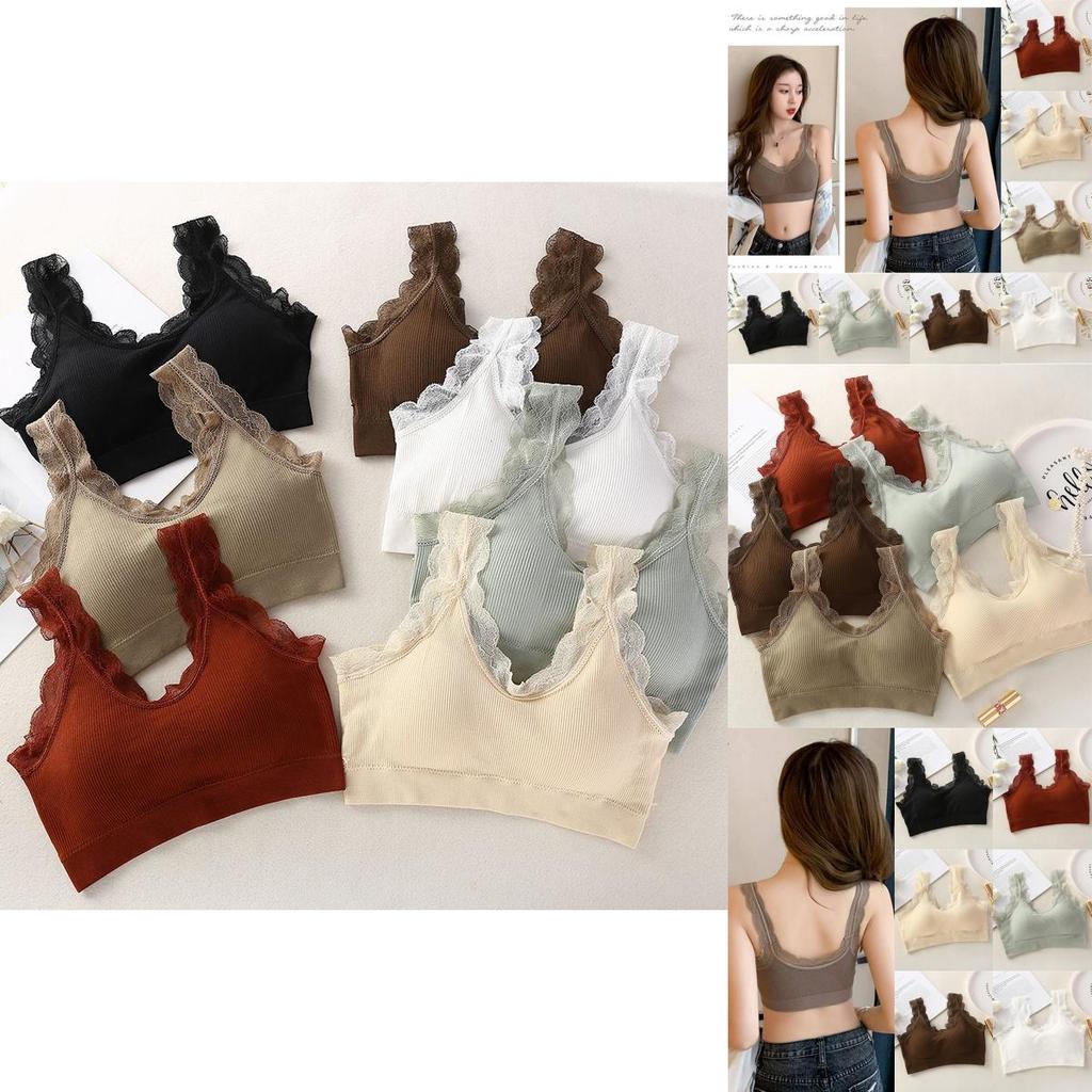 Lace Sexy Yoga Sports Bra For Women With Breathable Push Up Wrapped Chest And Beauty Back Design
