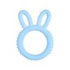 Детский силиконовый прорезыватель для зубов Кролик для малышей Успокаивающая игрушка для кусания детей