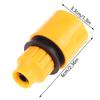 1Pc 3/8" One-Way Quick Connector Connection Garden Watering Hose Connector