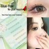 Zhixian No-Glue Self-Adhesive Cat Elf False Eyelashes - Super Soft Single Cluster LL001
