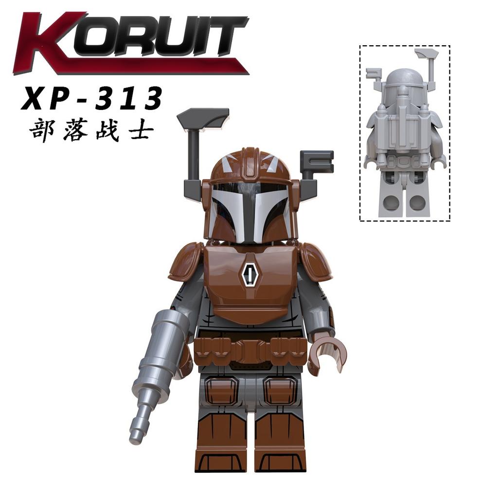 KT1041 Star Wars Building Blocks Minifigures Mandalorian Clone Trooper Toy Set XP310-317 8-Pack