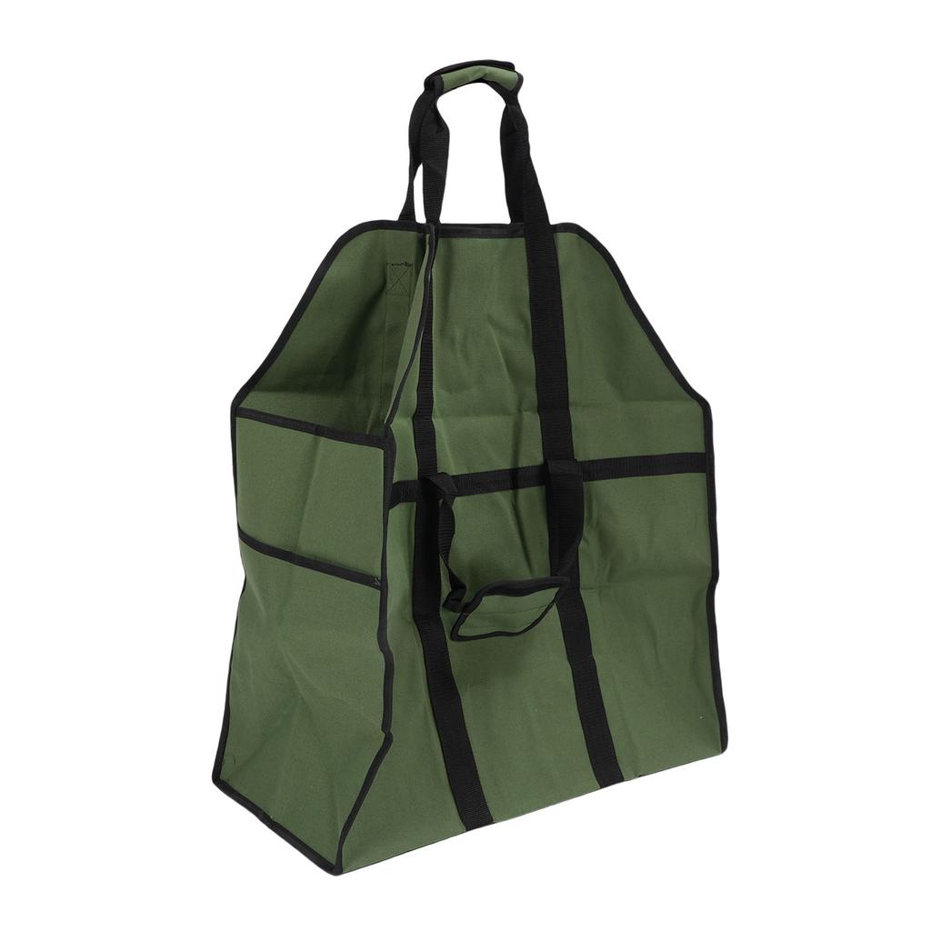 Сумка-переноска для дров, уличный держатель для хранения и переноски дров для кемпинга, барбекю, древесного угля, с двойной ручкой, водонепроницаемая