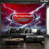 Arsenal F Custom Name Wall Tapestry Aesthetic Wall Hanging Printed Fabric Blanket Decorative Tapestries For Bedroom Living Room Home Decor