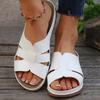 Женские сандалии Летние женские сандалии в стиле ретро Слипоны Женская обувь на танкетке Женская нескользящая обувь Тапочки