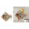 Parrot Toy Bird Cage Toy Hangable Perch Colorful Tearing Toy Birdcages Accessories Budgies Standing Macaws Chewing Toy