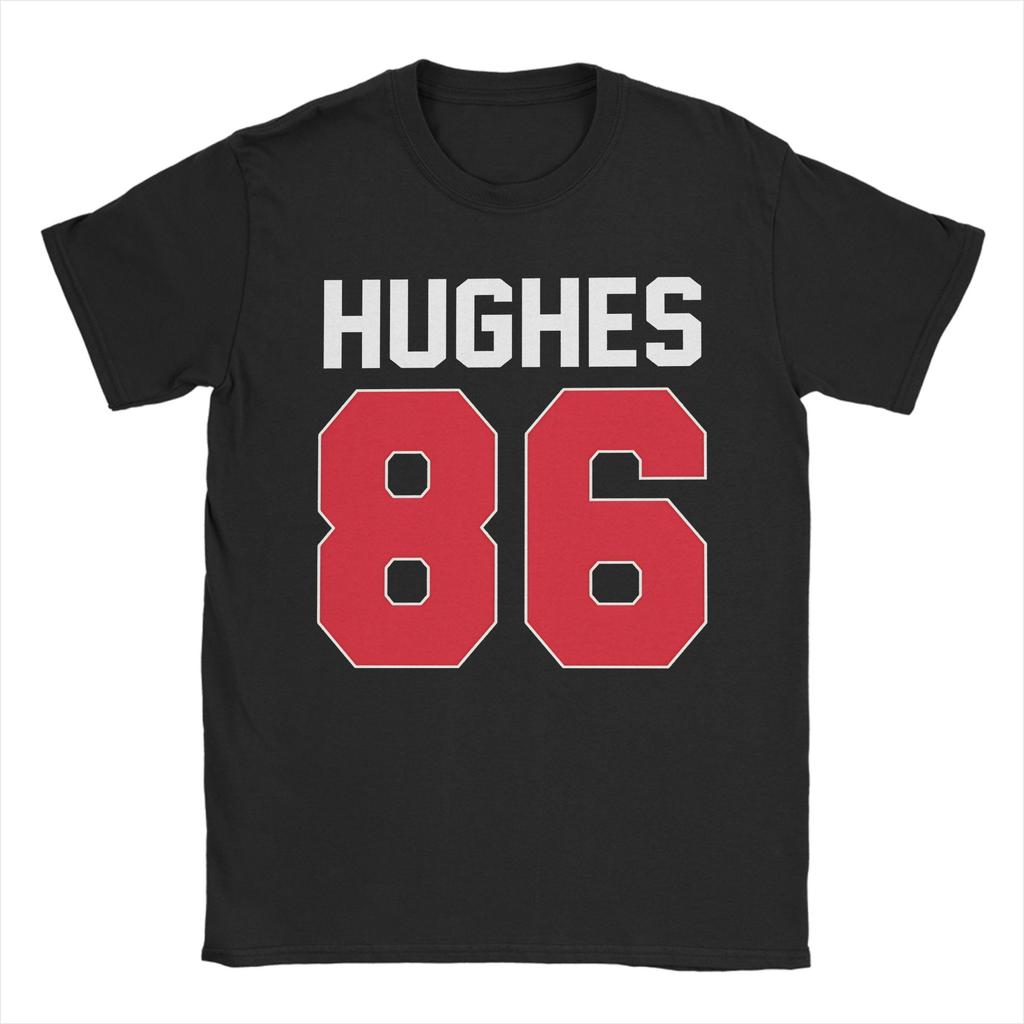 Hockey Hughes 86 USA T Shirt Summer Aesthetic T Shirts Cotton Novelty Tee Shirt For Unisexs ShortSleeved Pattern Tops