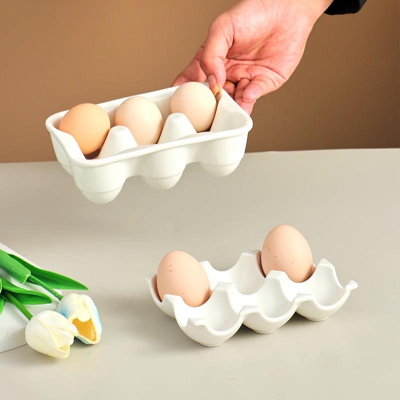 Европейский керамический поднос для яиц, пасхальный ресторан, тарелка для яиц, креативный высококачественный поднос для завтрака в западном стиле, поднос для хранения яиц в холодильнике