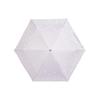 LANVIN en Bleu Folding Umbrella Parasol Pale Pink Glitter Floral UV Protection Rain or Shine Moonbat