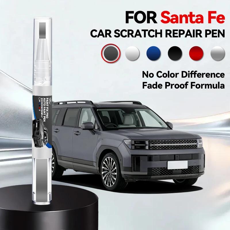 Car Dedicated For Hyundai Santa Fe 2000-2025 SM CM DM TM Paint Repair Pen Touch Up Scratch Remover DIY Auto Accessories Black Wh