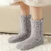 Thickened Winter Thermal Cashmere Socks for Women Cozy Soft Floor Socks Velvet Carpet Sleep