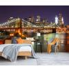 City View Wall Mural For Bedroom Modern Bridge City View Wallpapers Living Room Wallpaper