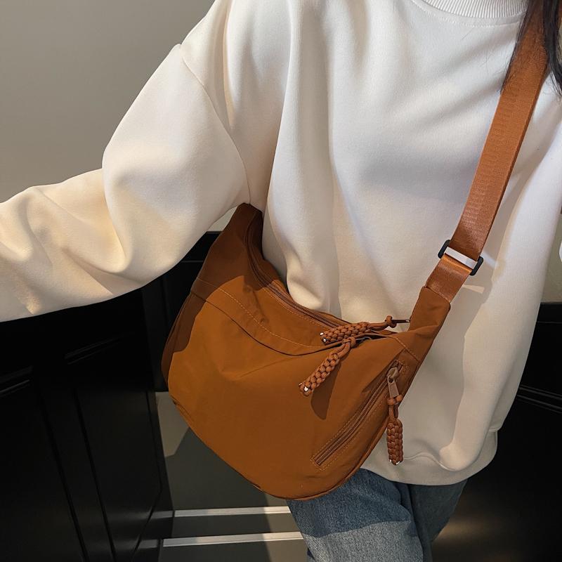 Сумка хобо женская сумка через плечо большая вместительная сумка через плечо однотонная спортивная сумка