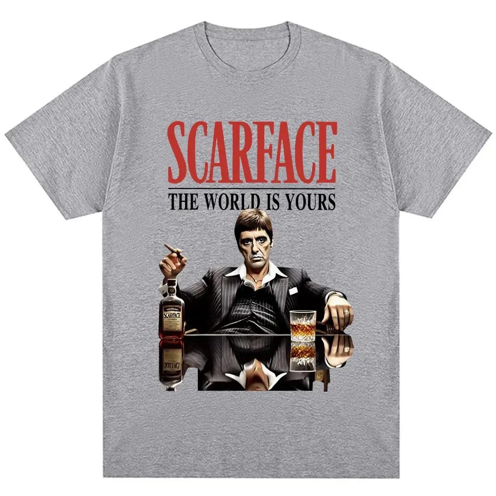 Camiseta Estampada De Manga Corta Popular Clásica Retro Hip-hop Para Hombre En Verano Algodón Puro Moderna E Informal