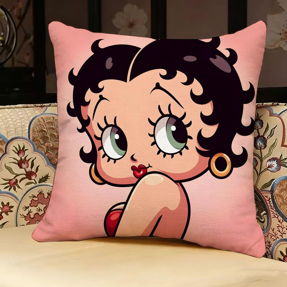 Beauty B-Betty B-Boop Pillow Case Pillowcase, Double-Sided Printed, Sofa Cushion, Bedroom Headboard Pillow