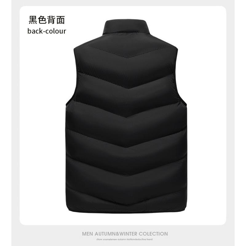 Plus Size Thick Fleece Lined Vest Men Winter Warm Couple Cotton Vest