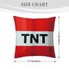 Vikama Tnt Inspired Pattern Throw Pillow Cover 45X45 Square Cushion Cover For Living Room Sofa Bedroom Headboard Car Home Decor