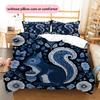 Flower Squirrel  Pattern Bedding Quilt Set Quilt Cover Pillowcase Home Decoration  Gift (1 * duvet cover + 2 * pillowcase, without core)