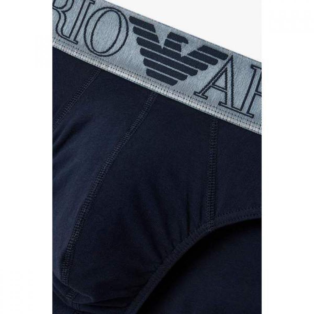 Emporio Armani Мужские плавки с контурным логотипом и полосой 0816111007