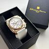 Watch Hand Chronograph Wide Rubber Strap Watch Watch [Salvatore Mara] Men's Men's [] (no.3)