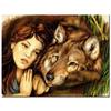 5D Diy Diamond Painting Elf and Wolf Full Round Diamond Embroidery Cross Stitch