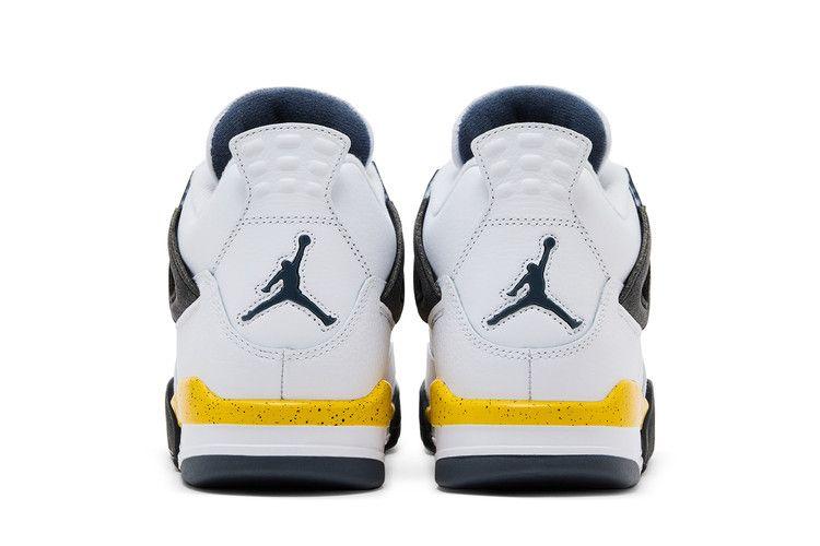 Мужские кроссовки Jordan 4 Retro Rare Air Tour Yellow (2026) Белый/Желтый/Черный