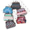 Retro Ethnic Print Women's Clasp Coin Purse - Little Girl Handheld Wallet