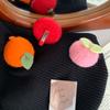 For Girls Girls Duckbill Clips Fruits Hair Clips Women Barrettes Simulation Food Hairpins Orange