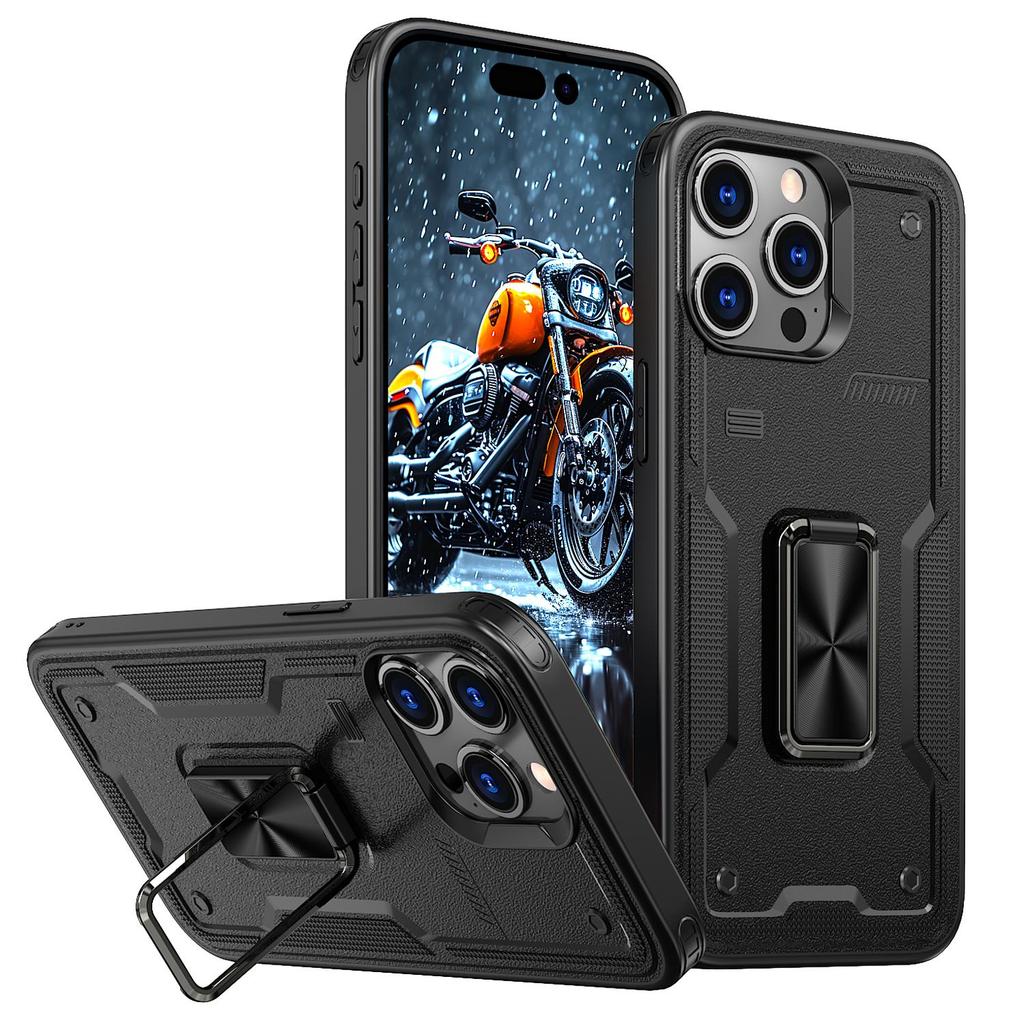For iPhone 11 12 13 14 Pro Max/14 Plus/12 Pro/13 Pro Max/iPhone XR Shockproof Phone Case Car Magnetic Bracket Protective Cover