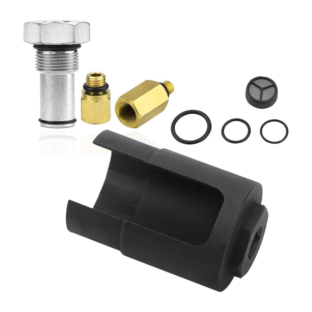 6.0 IPR Valves Socket for 6.0L Engine Oil Rail Adapters Kit High Pressure Oil Pump IPR Valves with Seal