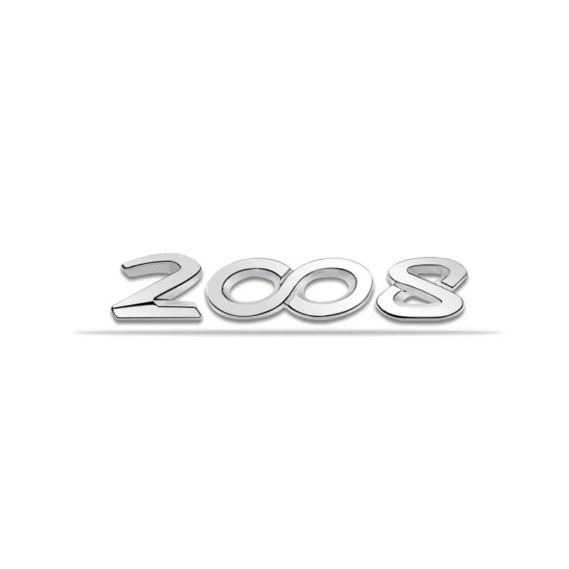 2026 Hot Car Sticker Car Trunk Emblem Letter Decal for Peugeot 2008 3008 4008 5008 Logo Metal Badge Styling Rear Sticker Modific