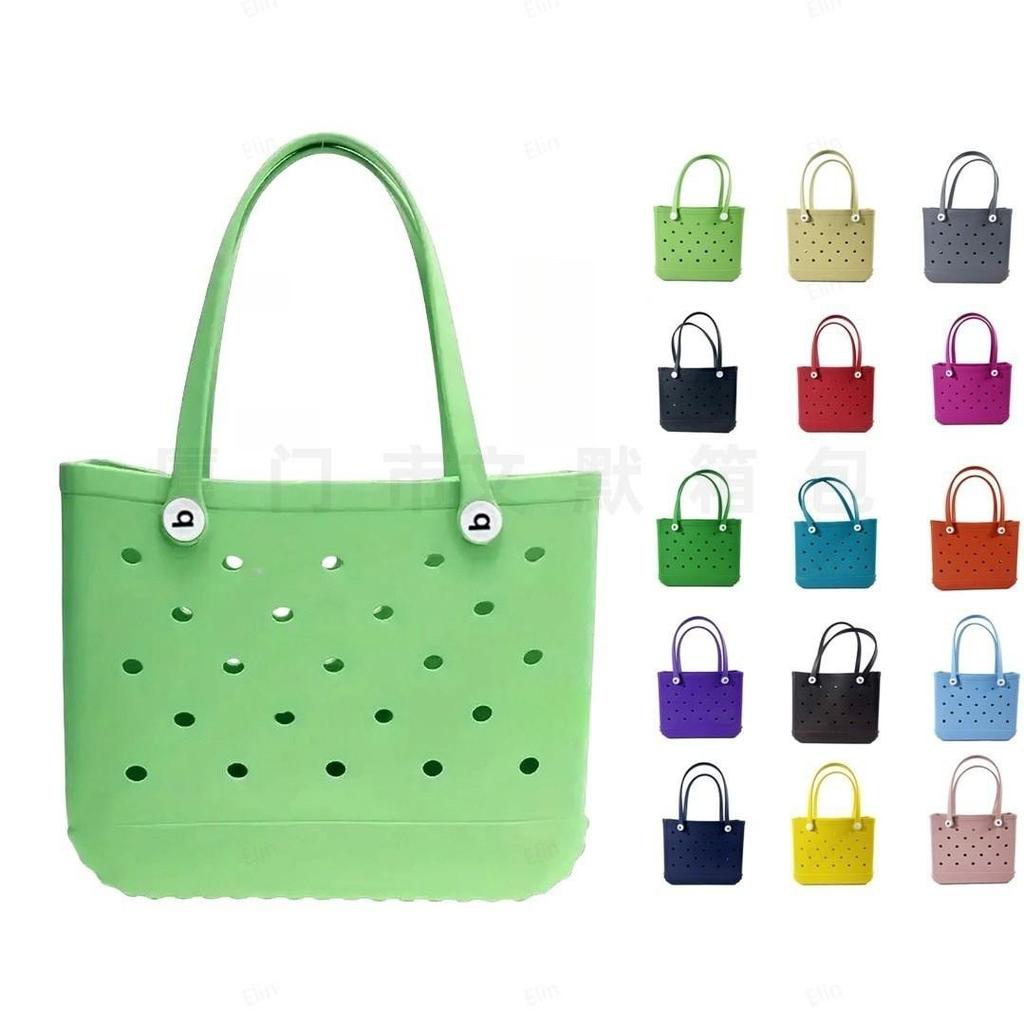 European & American EVA Beach Tote: Versatile Handbag, Pet Carrier & Storage Basket