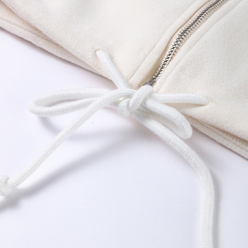 Женская повседневная куртка с капюшоном и длинными рукавами на шнурке, модное осенне-зимнее пальто на молнии с панелями, короткая свободная верхняя одежда для улицы