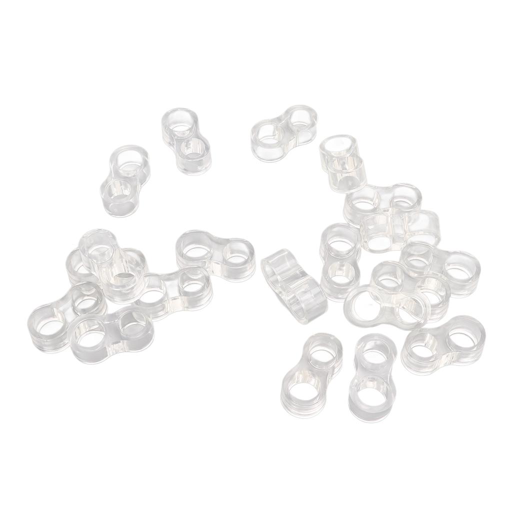 20 шт. бампер для дверной ручки прозрачный белый силиконовый противоударный бампер для дверной ручки