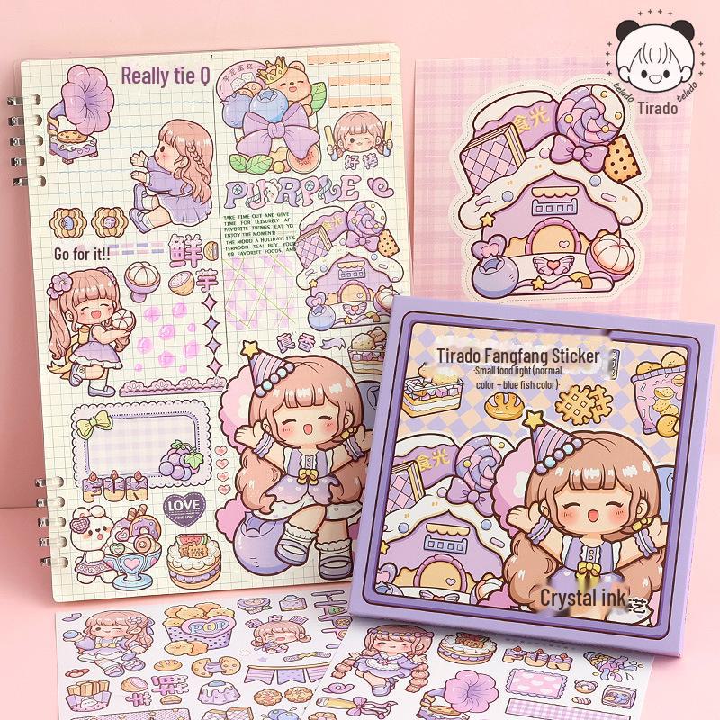 Соус тирадододо Фанфан милый мультяшный детский блокнот с набором наклеек