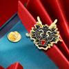 Значок с мультяшным драконом, винтажная креативная брошь, броши с животными, сумка, булавки для лацканов, аксессуары для одежды, ювелирные изделия с героями мультфильмов, подарок для ребенка