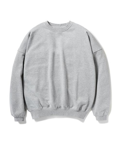 Пеллук Хевивейт Свитшот с эффектом garment washed Серый Fmt500