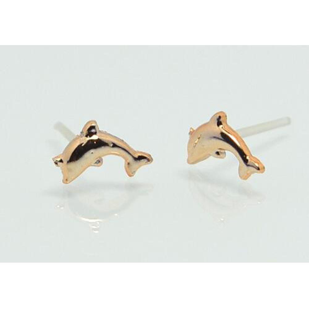 18 Pairs Novelty Lady Women Plastic box Ear Studs Earrings Gold/Silver Plated