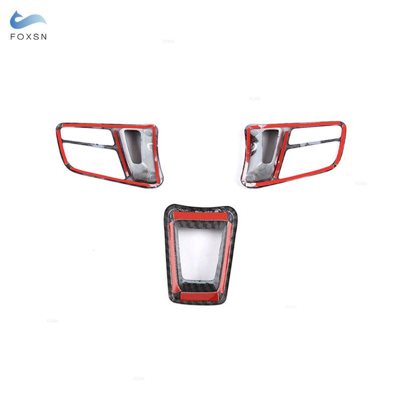 Салон автомобиля чехол на руль из углеродного волокна для Porsche Panamera Macan 2014-Cayenne 2015-718 911 918