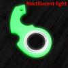 1Pc Creative Keychain Fidget Spinner Toy Anxiety Stress Relief Toys Fidget Ring Toy Key Flipping Toy Keyring