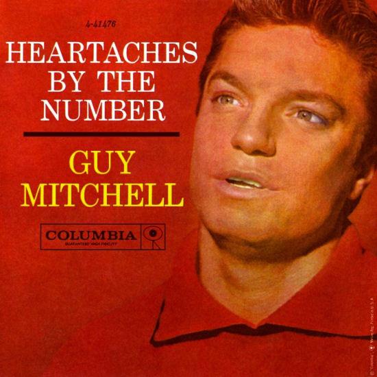 7inch Record GUY MITCHELL - Heartaches By The Number 441476 Columbia 1959 Canada Country/Folk Used