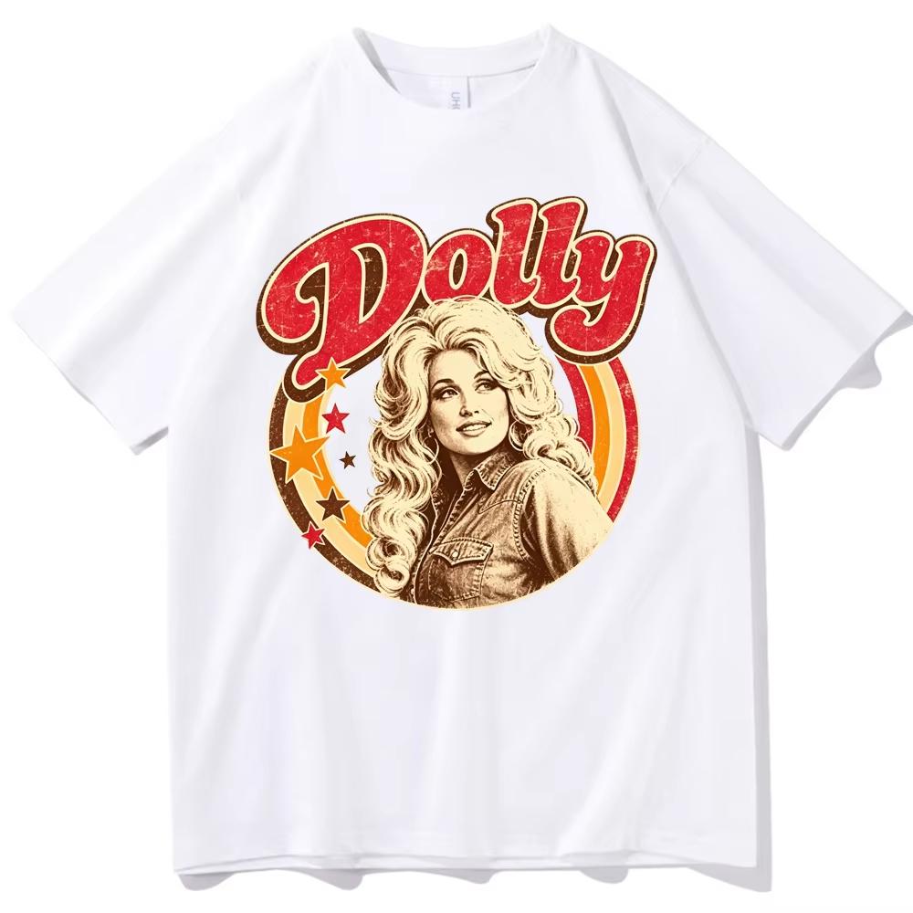 Hot RIP Dolly Parton Memorial T-shirt Retro Country Music Legend Portrait Shirt Men Women Vintage T-shirts Retro Vintage Graphic Oversized T Shirt