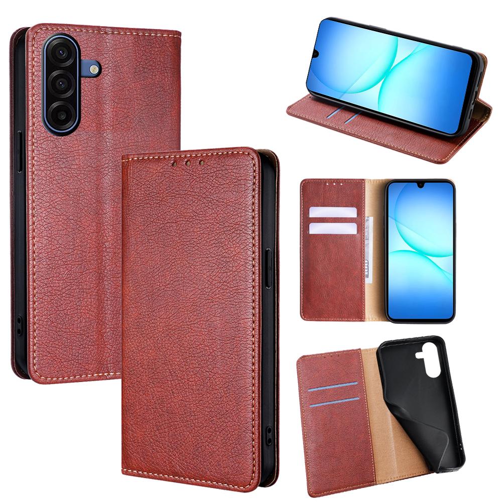 For Samsung Galaxy A17 5G Case Wallet PU Leather Magnetic Auto-Absorbed Phone Cover