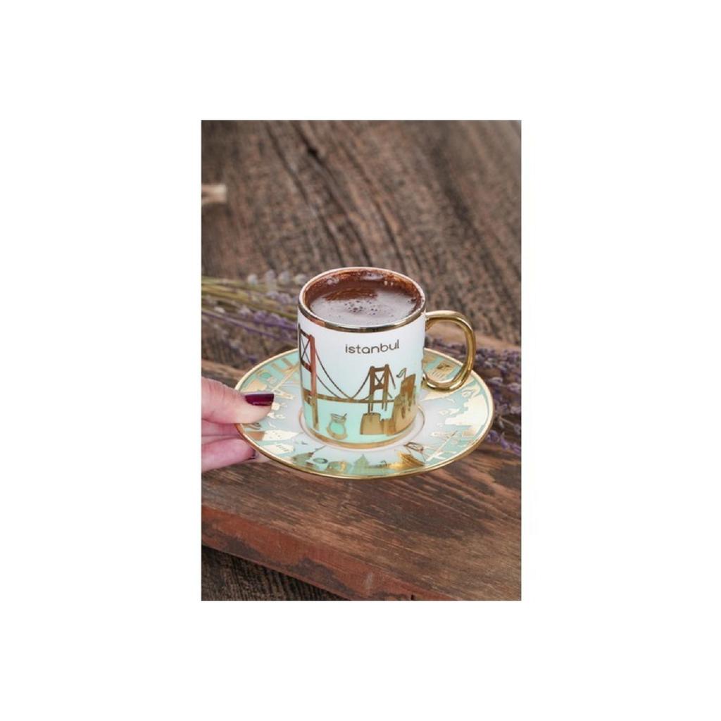 Стамбульский набор из 6 кофейных чашек