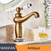 Basin Faucets Modern Faucet Bathroom Faucet Gold Finish Hot & Cold Brass Basin Sink Faucet Single Handle with Ceramic Taps M-16K