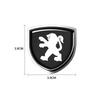 For Peugeot Car Metal Sticker Custom Shield Car Rear Trunk Shield Emblem Badge Sticker For Peugeot 206 207 307 3008 2008 308 407