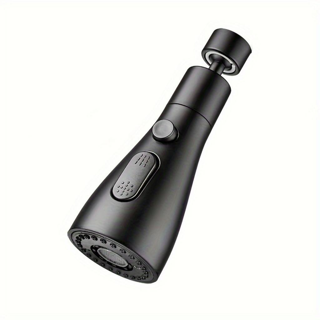 Three Mode Rotary Kitchen Faucet Bubbler with Nozzle - Multi-purpose, High-pressure, Splash Proof Design, Suitable for Bathroom and Sink Use