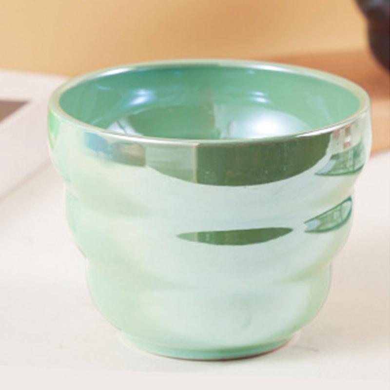 Красочный керамический цветочный горшок, горшок для суккулентов, комнатные украшения, садовые принадлежности, горшок для растений бонсай