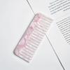 Cellulose Acetate Hair Comb Wide Teeth Anti-static Scalp Massage Pocket Comb Marbling Men Women Wet