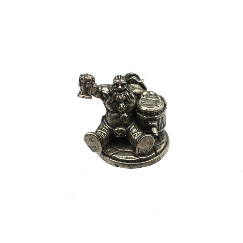 1PC Dwarf Legion Axe Soldiers Модели Игрушечные фигурки Миниатюры Металл Медь Мужские Подарки Настольные Украшения Украшения