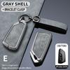 Leather Zinc Alloy Car Key Case Cover For Vw Volkswagen Golf 8  Skoda Octavia A8  Seat Leon Mk4 Key Chain  Accessories